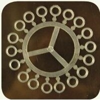 Extra Carp Bait Elastic Bands  5,5mm - 18ks