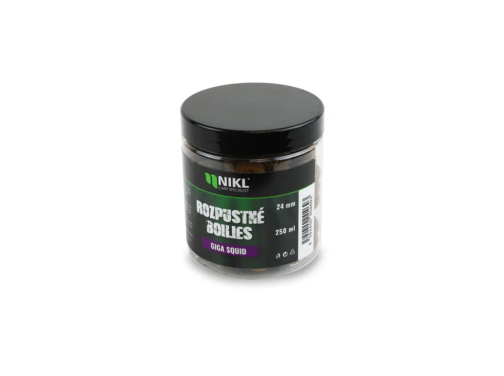 Nikl Rozpustné boilies GIGA SQUID/ 150G/0,24mm