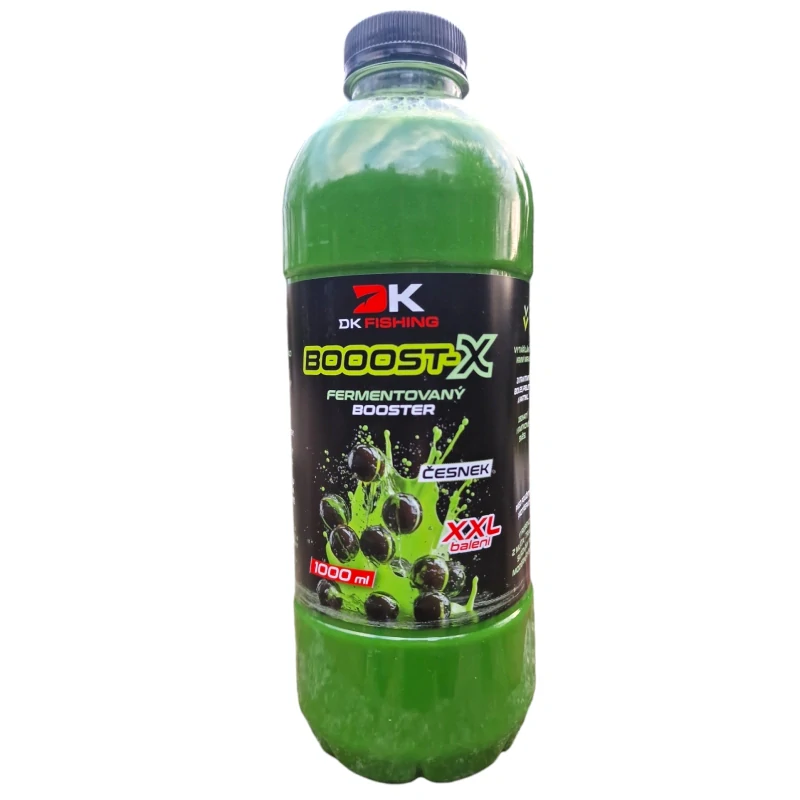 DK FISHING fermentovaný booster BOOOST-X česnek 1 litr