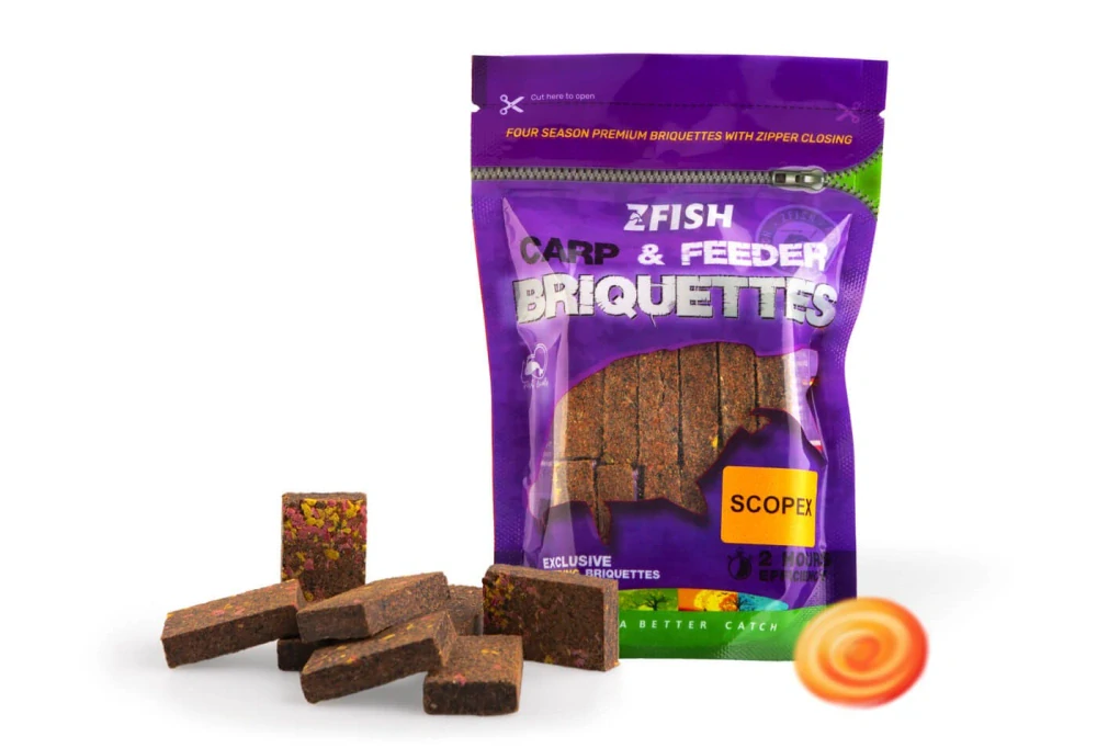 ZFISH Zakrmovací Brikety 220g - Scopex