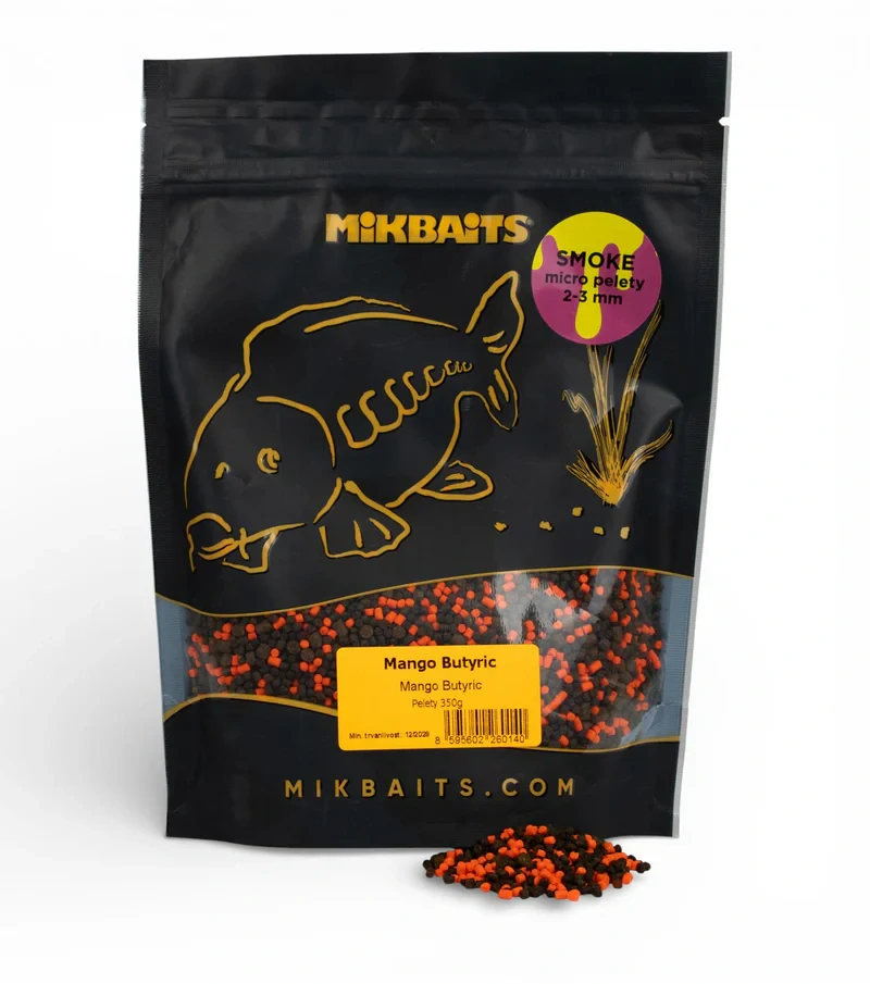 SMOKE micro pelety 350g 2-3mm - Mango Butyric