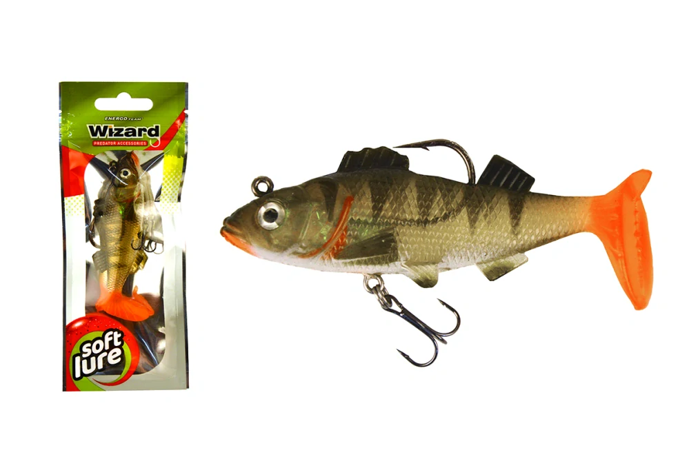 WIZARD Swimbait Paddle umělá nástraha 7,6cm holobrown
