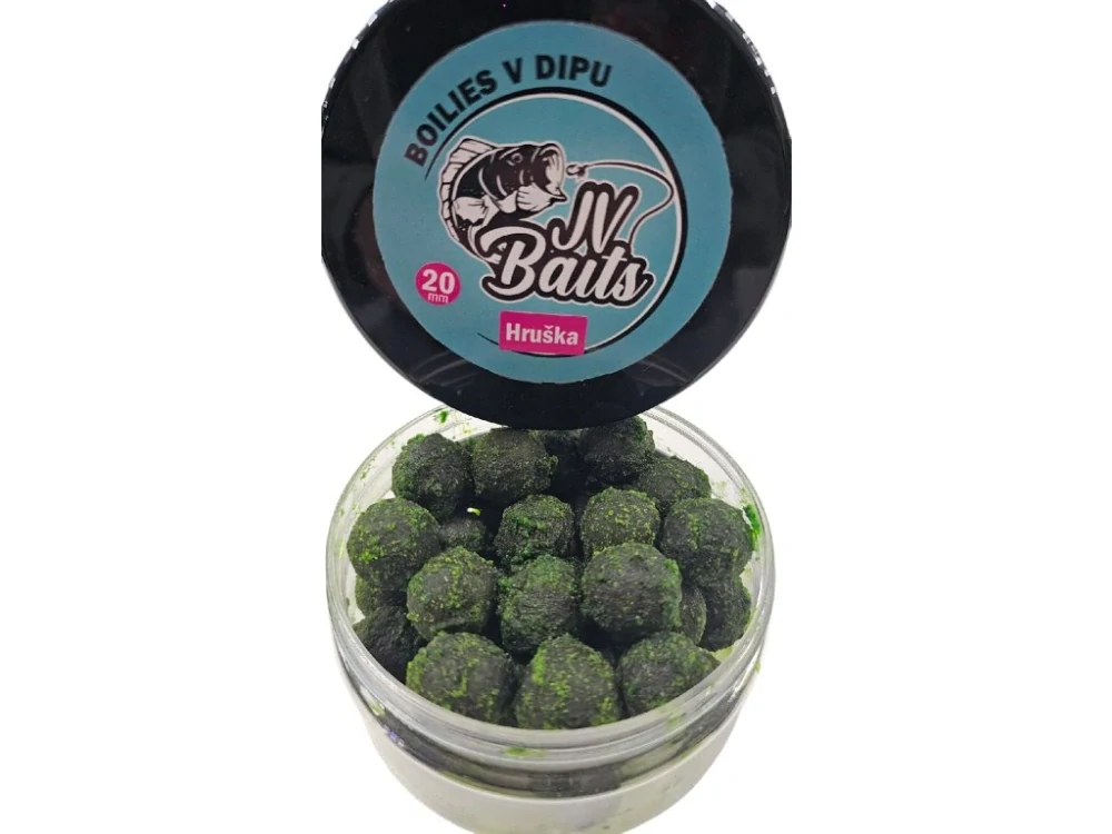 JV Baits boilies v dipu Hruška 300ml - 24mm