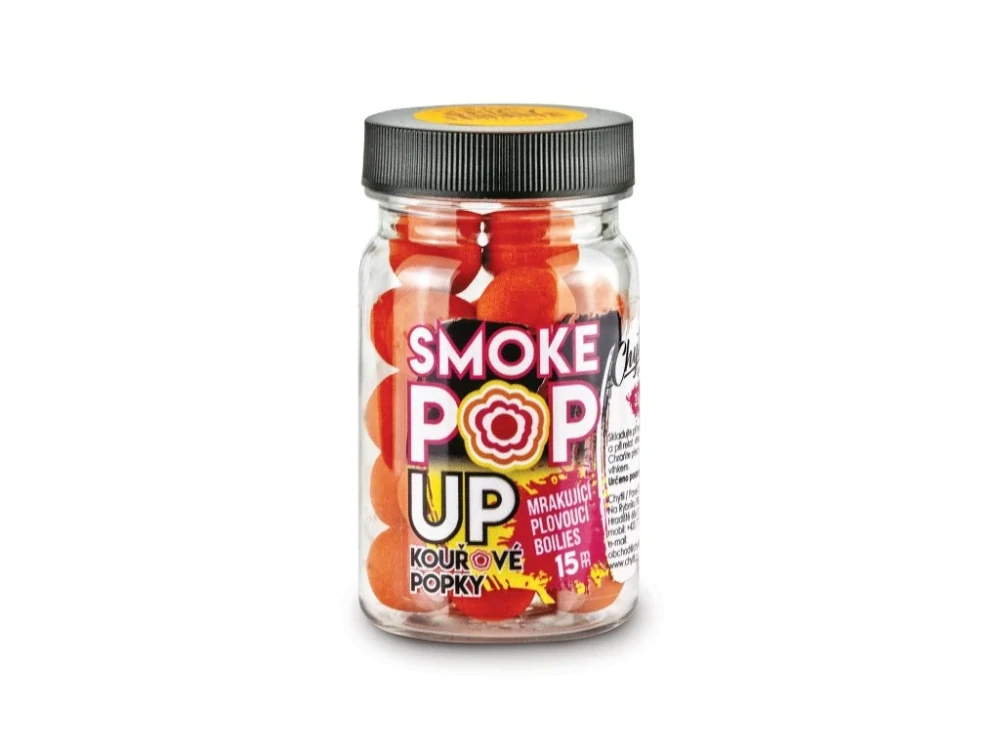 SMOKE POP-UP - plovoucí kouřové boilies - Spicy 15 mm 35 g