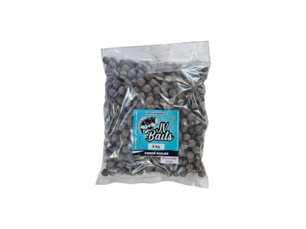 JV Baits Krmné Boilies Monster Crab 5 kg 24 mm