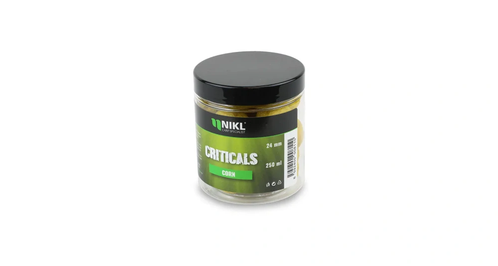 Nikl Criticals boilie CORN 250ml,20mm