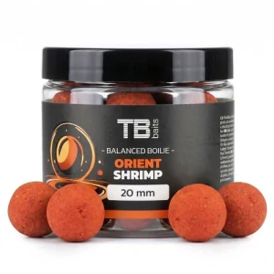 TB Baits Vyvážené Boilie Balanced + Atraktor Orient Shrimp 100 g - 24 mm