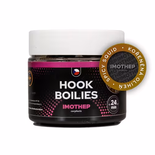 Hook boilies - kořeněná oliheň - 24mm, 150g