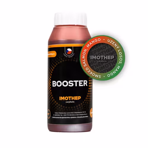 Booster - uzený losos, mango - 250ml