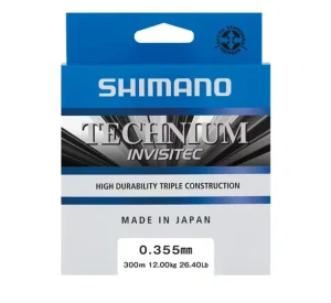 Shimano Technium Invisitec A Mono 300m 0,355mm 12kg šedý