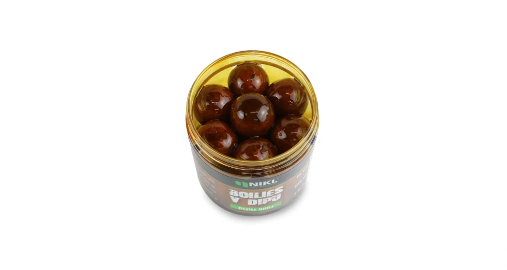 Nikl Boilies v dipu Devill Krill 250ml,24mm