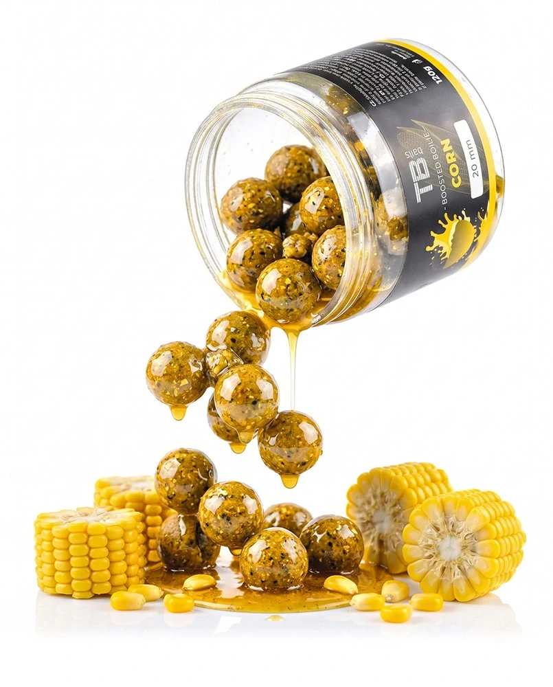 TB Baits Boosterované Boilie Corn 24mm, 120 g