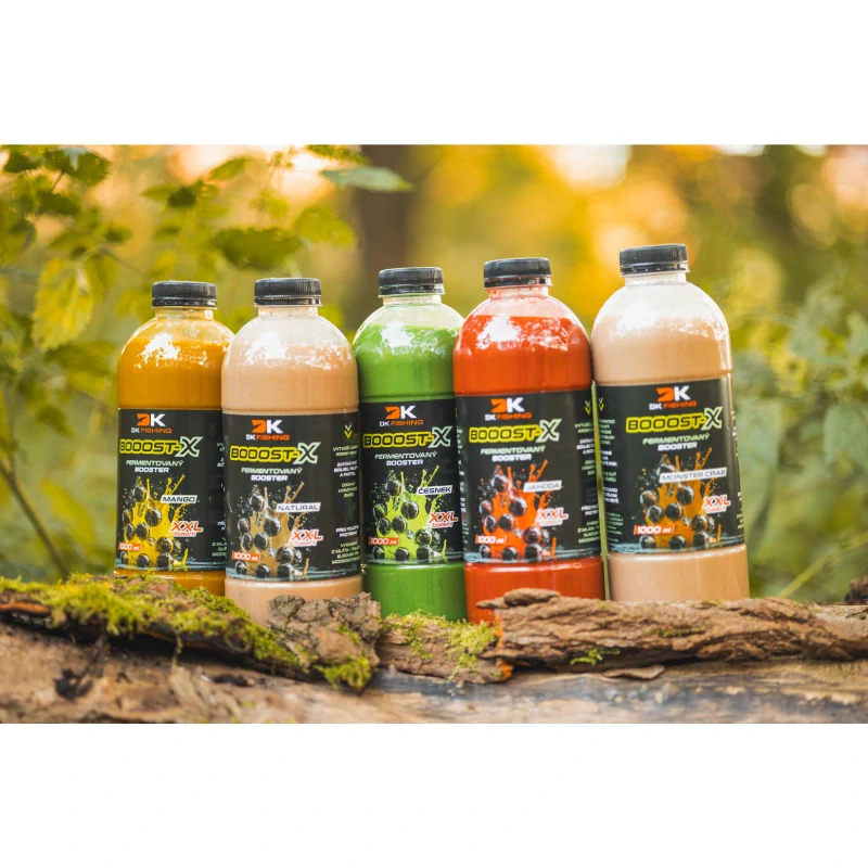 DK FISHING fermentovaný booster BOOOST-X /monster crab 1 litr