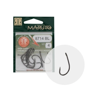 MARUTO CARP HÁČEK  HC T.D.E.5° BARBLESS BLACK NICKEL 6 (10KS/BAL.)