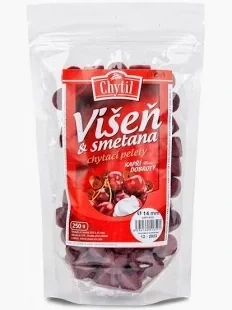Chytací pelety s dírou 250 g/14MM/ – Višeň a smetana