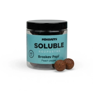 Rozpustné boilie Broskev Pepř 20mm