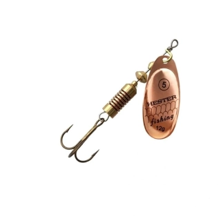 Třpytka rotačka Hester Fishing OSPREY - 4g/ vel.2/ Copper Scales