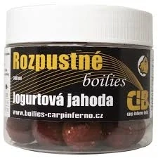 Carp Inferno Rozpustné Boilies Nutra Line Jogurtová Jahoda|20 mm 300 ml
