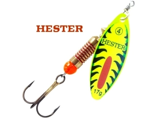 Hester Fishing rotační třpytka Willow Neon Green VEL. 2 8G