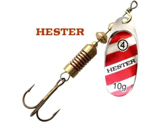 Hester Fishing rotační třpytka Ospray Red Stripe 6g vel.3