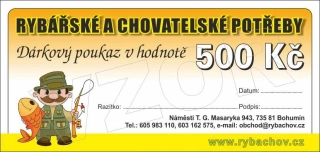 Dárkový poukaz /500 kč