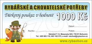 Dárkový poukaz / 1000 kč