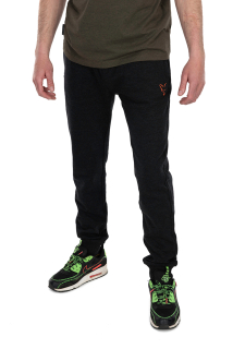Tepláky Fox Collection LW Jogger černo-oranžové -L